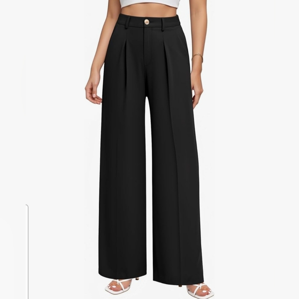 Clozoz Navy Wide-Leg Women's Dress Pants Size XL